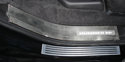 Predator Motorsports Hummer H3 Stainless Steel Door Sill Plates Set of 4 