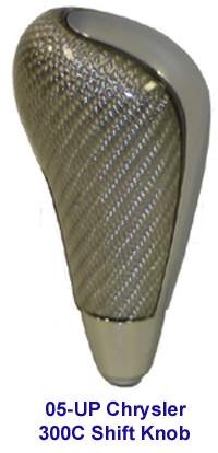 300C Silver CF Shift Knob - 200