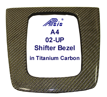 A4 92-UP Titanium CF-Shifter Bezel-350