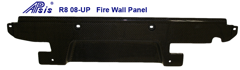 Audi R8-Black CF-Back Fire Wall Panel-800