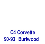 C4 Corvette 90-93 -Burlwood- 150