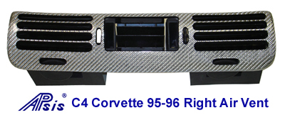 C4 Corvette-Silver CF-Right Air Vent-400