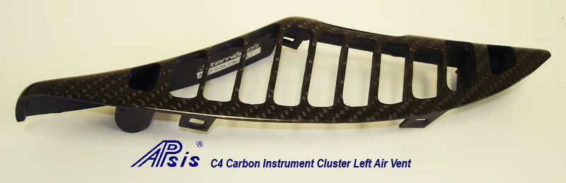 C4 Instrument Left Air Vent-CF-2