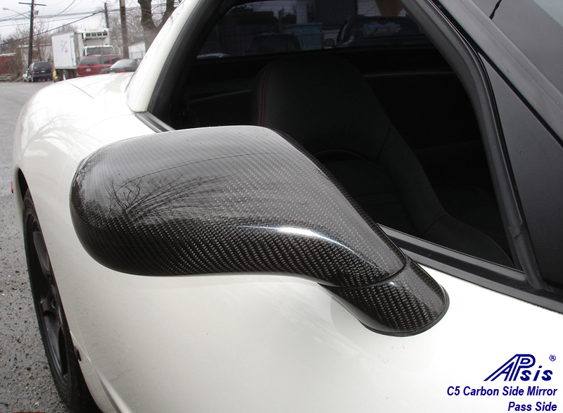 C5 Carbon Side Mirror-installed-outdoor-pass-1