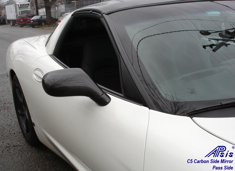 C5 Carbon Side Mirror-installed-outdoor-pass-3