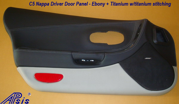 C5 Door Panel-ebony+titanium-driver-1