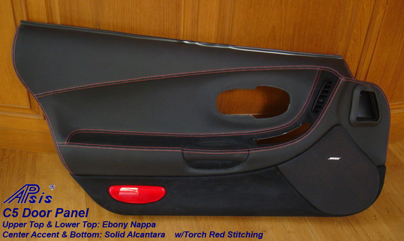 C5 Door Panel w-alcantara accent at center-df-1