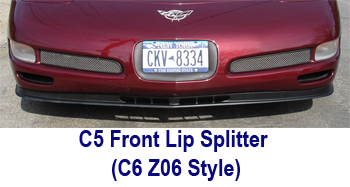 C5 Frfont Lip Splitter - C6 Z06 Style - 350