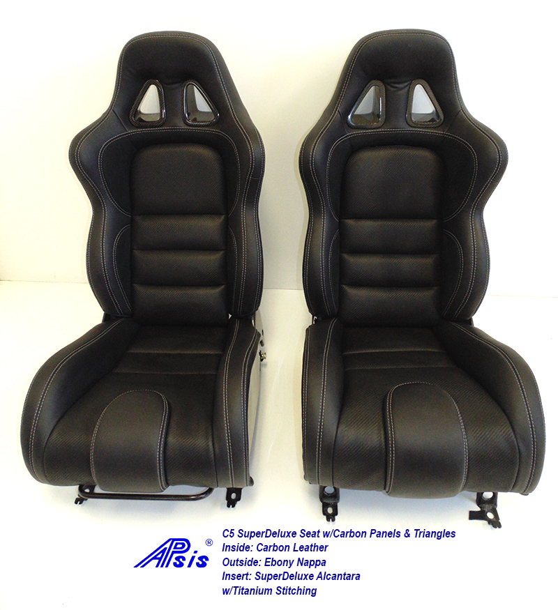 C5 SDX Seat w-carbon panel-EB+CL+SA w-Ti pair-2