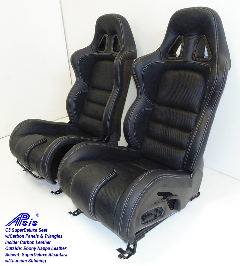 C5 SDX Seat w-carbon panel-EB+CL+SA w-Ti pair-3