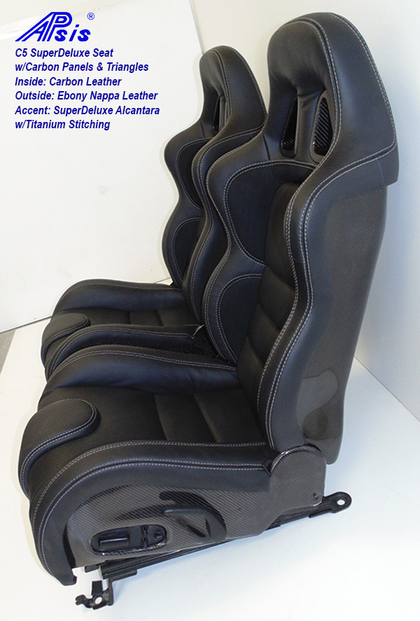 C5 SDX Seat w-carbon panel-EB+CL+SA w-Ti pair-4