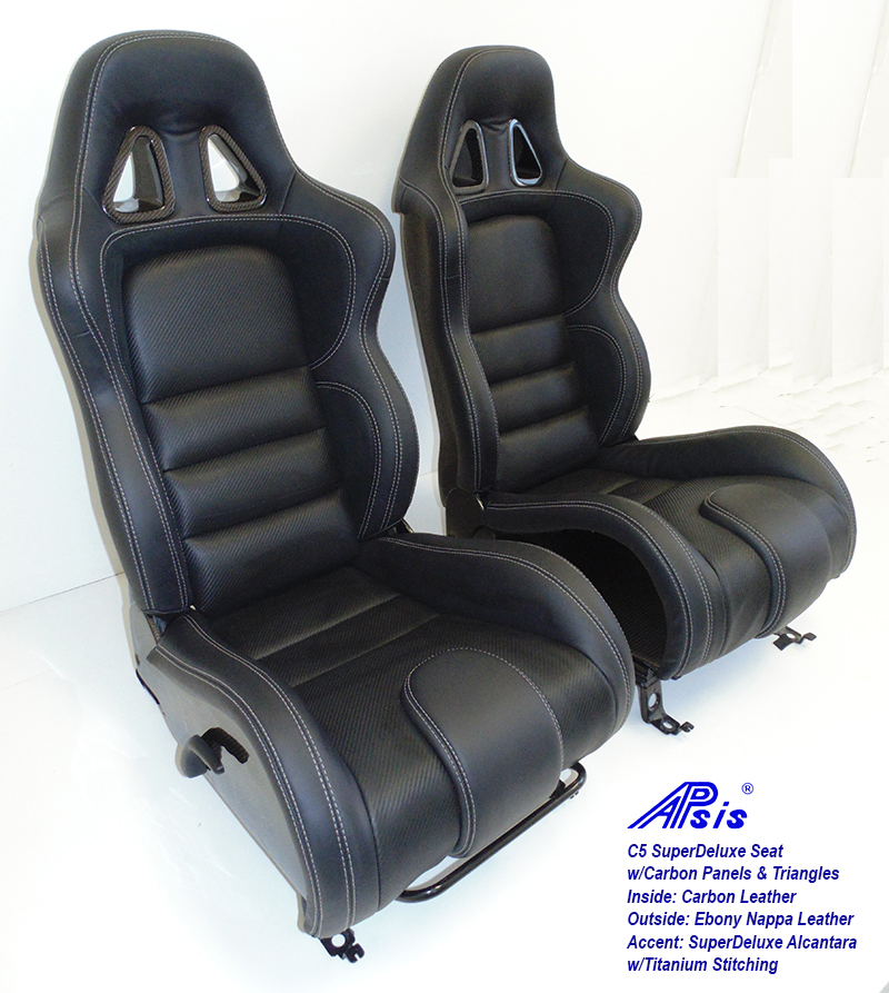 C5 SDX Seat w-carbon panel-EB+CL+SA w-Ti pair-5