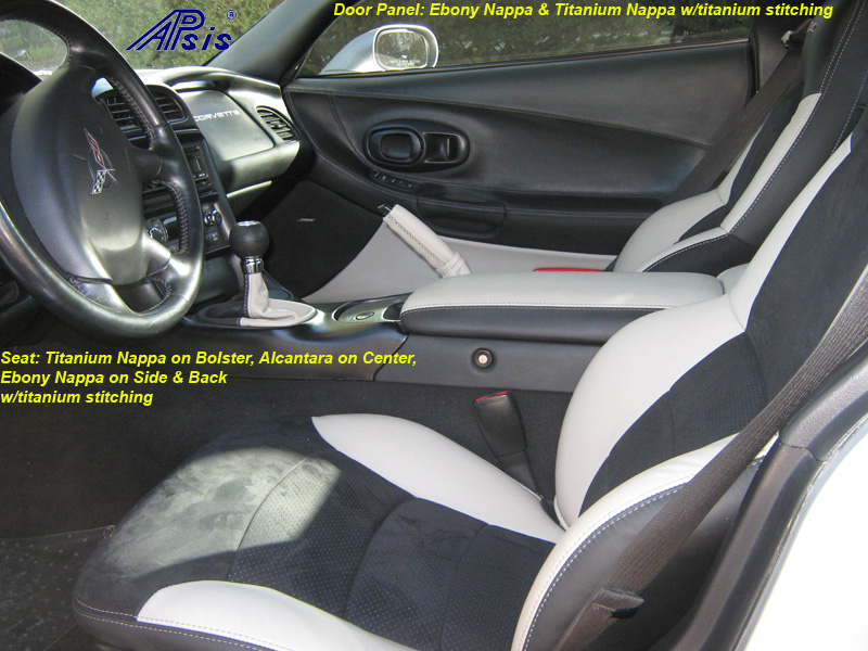 C5 Seat Cover-titanium bolster-alcantara center-full view-don-1