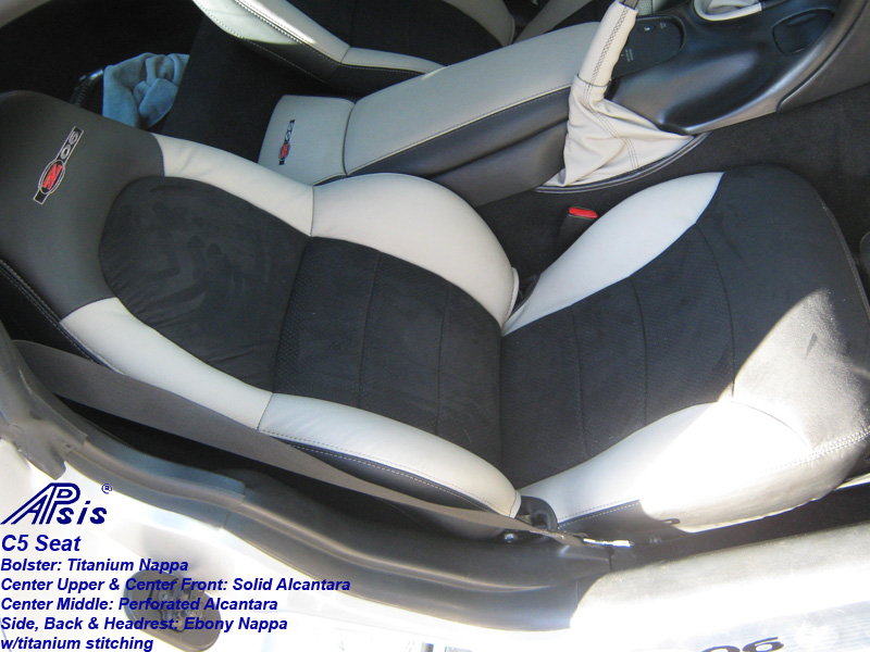 C5 Seat Cover-titanium bolster-alcantara center-full view-don-2