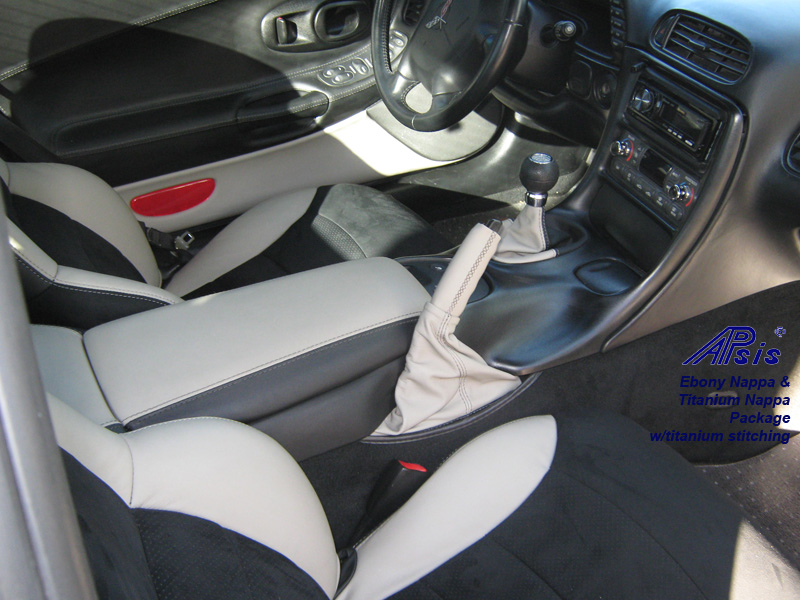 C5 Seat Cover-titanium bolster-alcantara center-full view-don-4