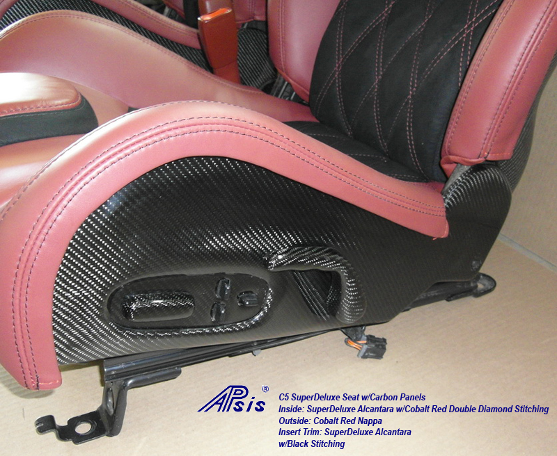 C5 SuperDeluxe Seat w-CF-cobalt red+alcantara w-cobalt stitching-from jean-2