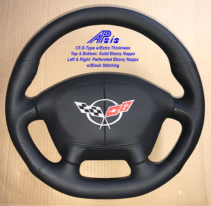 c5 corvette steering wheel emblem