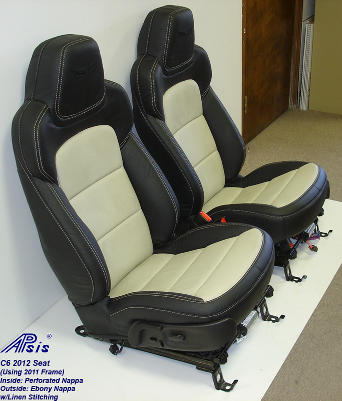 C6 2012 Seat-ebony+linen-pair-side view-2