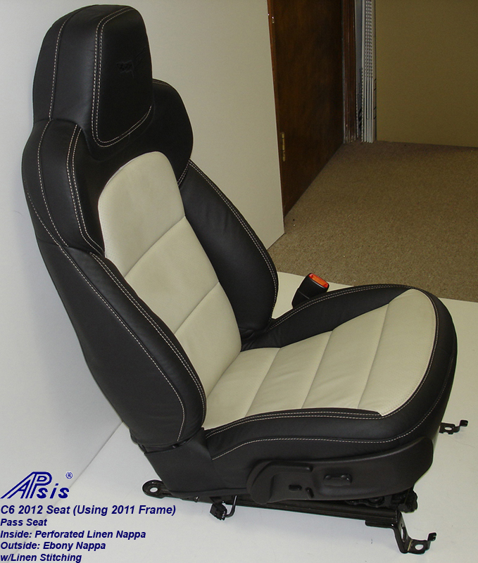 C6 2012 Seat-ebony+linen-pass-side view-1