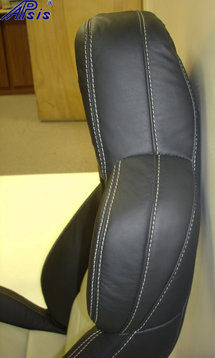 C6 2012 Seat-ebony+linen-upper only-side view-3