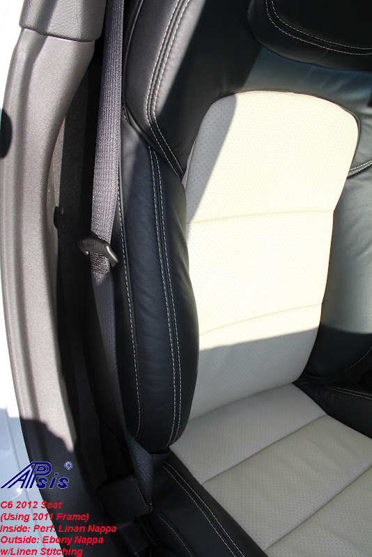 C6 2012 Seat-ebony + perf linen w-linen stitching-installed-11