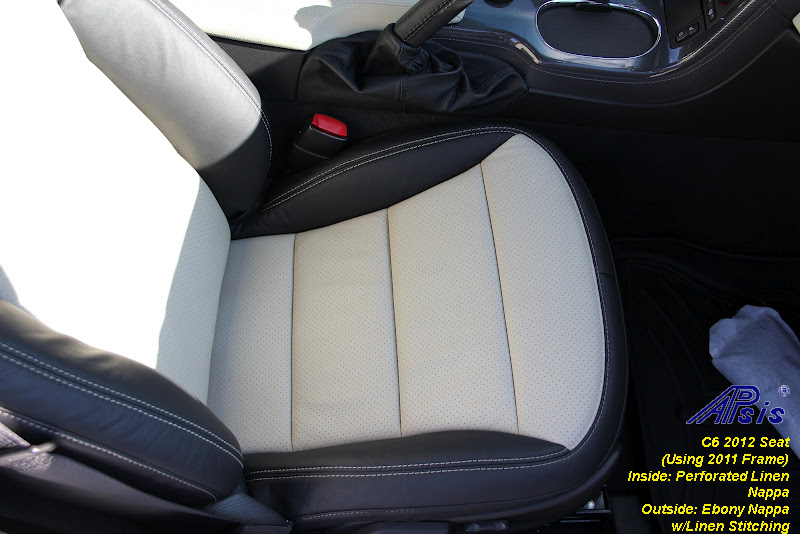 C6 2012 Seat-ebony + perf linen w-linen stitching-installed-9