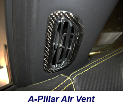 C6 A-Pillar Air Vent-CF-installed-3 250