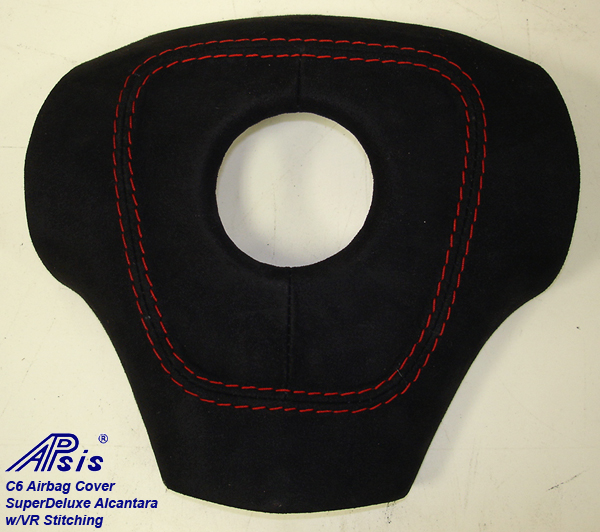 C6 Airbag Cover-alcantara w-vr stitching-2