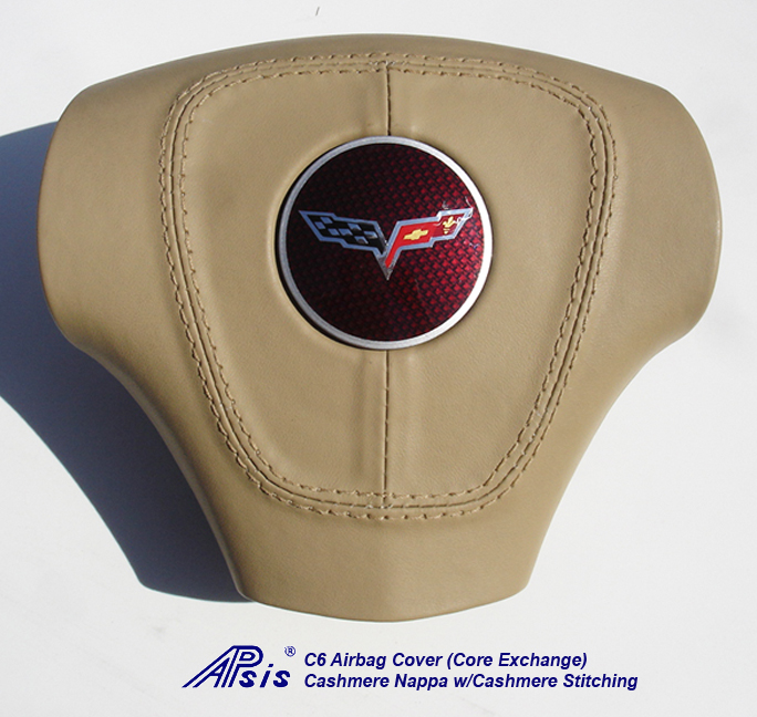 C6 Airbag Cover-cashmere w-cashmere stitching-core exchange-1
