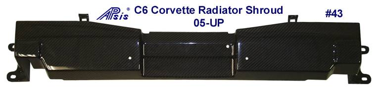 C6 Black Carbon - Radiator Shroud 768