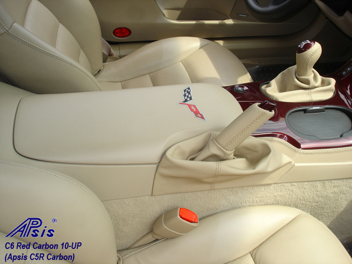C6 C5R CF whole interior-installed-show armrest-ebrake boot-shift boot-1