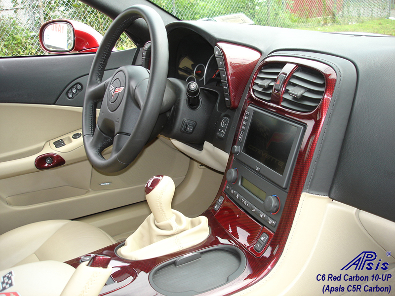 C6 C5R CF whole interior-installed-show center console-5-pass view