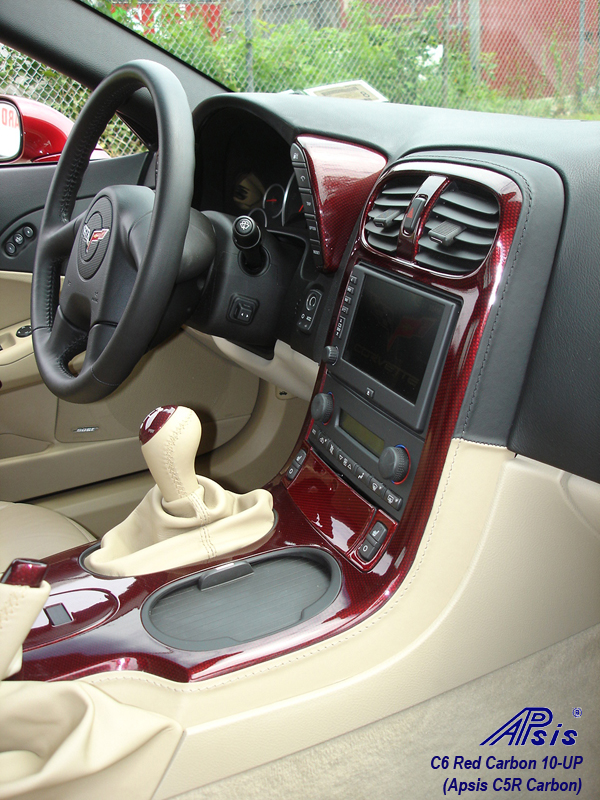 C6 C5R CF whole interior-installed-show center console-6-pass view