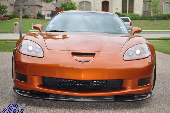 C6 CF Flag Emblem w-ao installed on ao z06-1