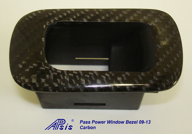 C6 CF Pass Power Window Bezel 09-13-individual