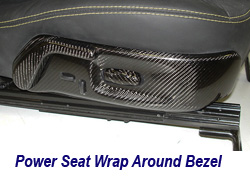 C6 CF Power Seat Wrap Around Bezel 250