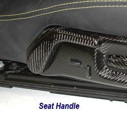 C6 CF Seat Handle 250