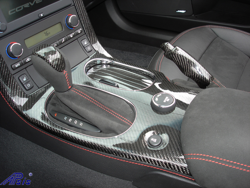 C6 Carbon Interior Pkg installed on centennial c6-7-close shot