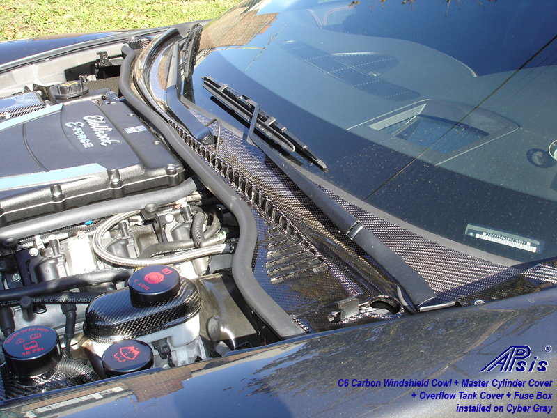 C6 Carbon Windshield Cowl installed on CG-1