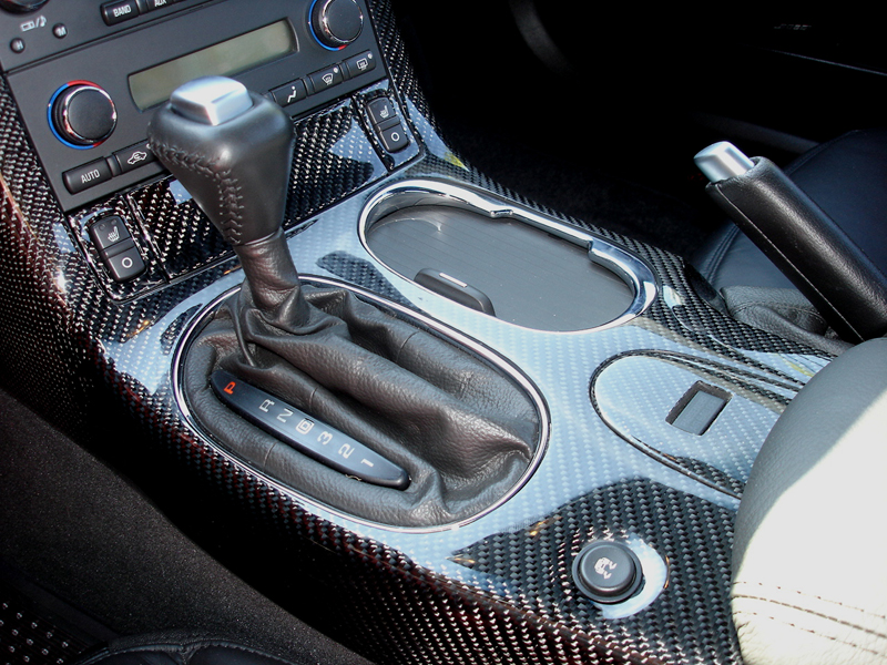 C6 Cup Holder-Shifter Ring-installed-close shot-outdoor-2