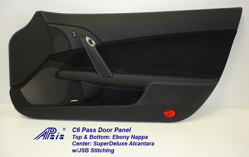 C6 Door Panel-ebony + alcantara w-jsb stitching-pass-full-1