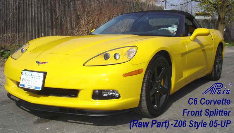 C6 Front Splitter -Z06 Style Front Rigth View -1  05-UP - 800