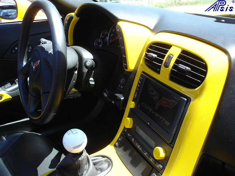 C6 Painted Millenium Yellow Dashes-installed-2