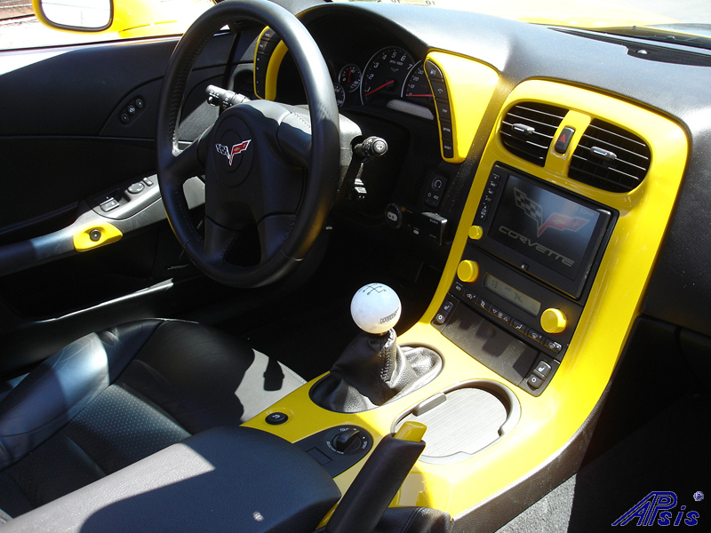 C6 Painted Millenium Yellow Dashes-installed-3