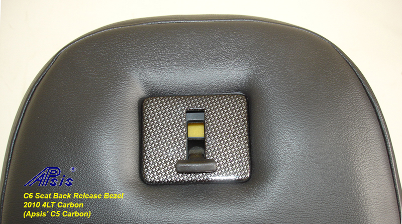 C6 Seat Back Release Bezel-C5CF-3a