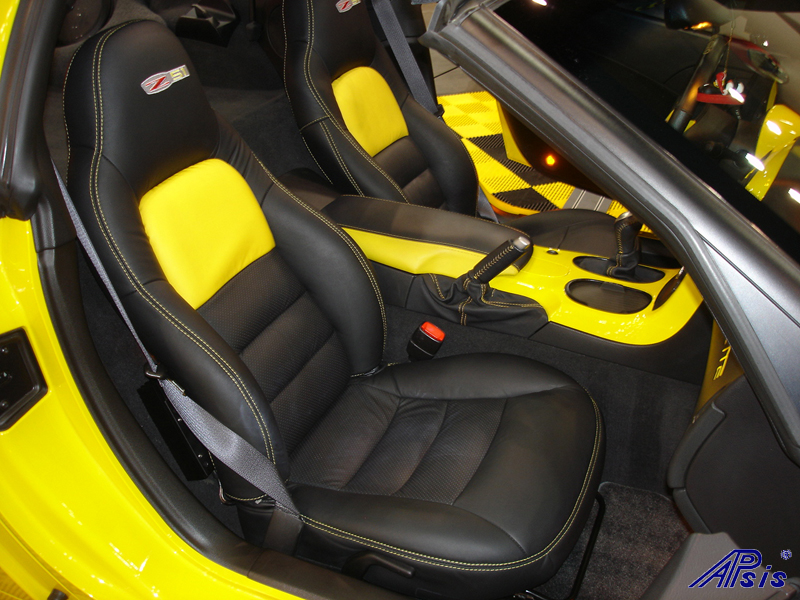 C6 Seat Cover-lou ann-installed-pass-4
