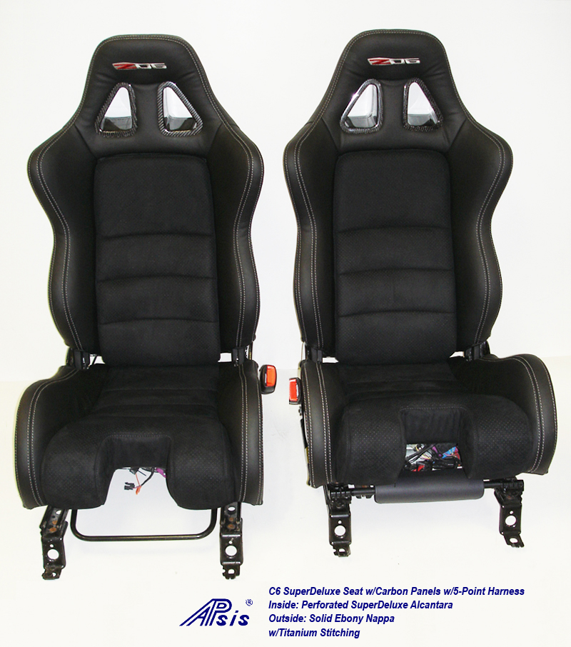 C6 SuperDeluxe Seat w-CF-EB+SA w-Ti-pair-straight view-1c w-flash