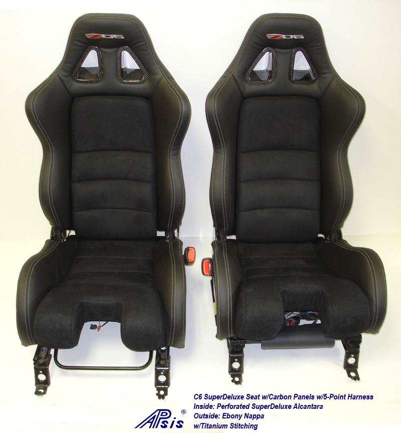 C6 SuperDeluxe Seat w-CF-EB+SA w-Ti-pair-straight view-2a w-flash