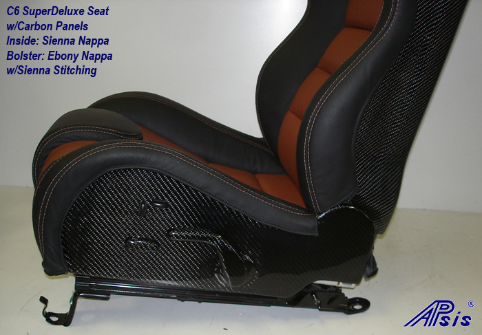 C6 SuperDeluxe Seat w-carbon-eb+sienna-side panel only-1