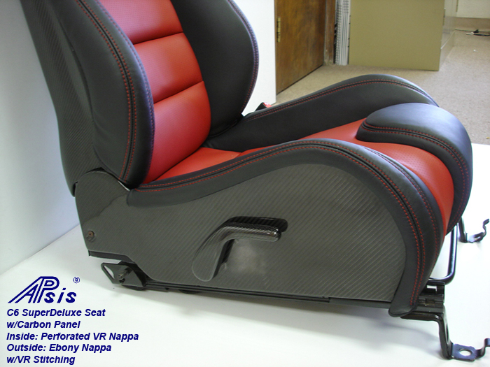 C6 SuperDeluxe Seat w-carbon panel-close shot showing carbon-lower-1